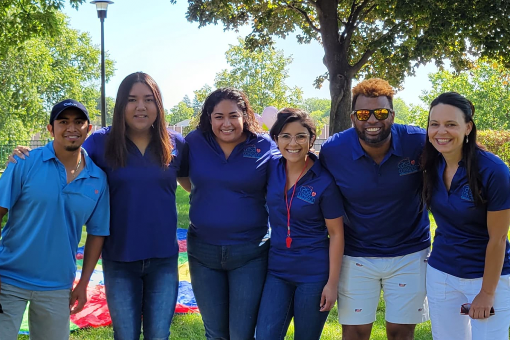 casa team at the staff picnic which is one of our ways to create a positive work environment
